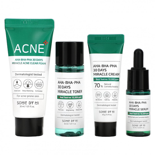 SOME BY MI, тонер с АГК БГК PHA 30 Days Miracle AC SOS Kit, Edition, набор из 4 предметов #1