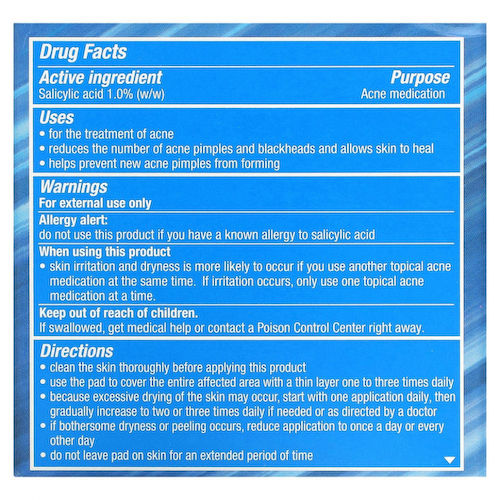 Stridex, Single-Step Acne Control, не содержащие спирта , 55 мягких салфеток, 4.21 в каждой #1