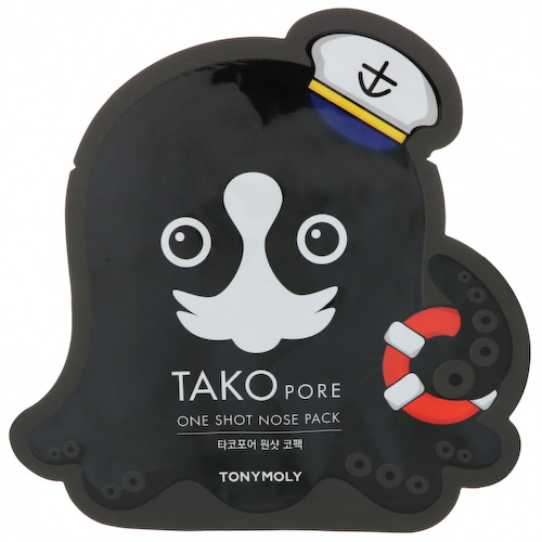 Tony Moly, Tako Pore, одноразовая упаковка для носа, 1 салфетка #1