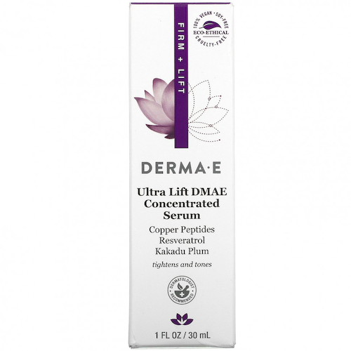 Derma E, Ultra Lift DMAE, концентрированная подтягивающая сыворотка с диметиламиноэтанолом, 30 мл (1 жидк. унция) #1