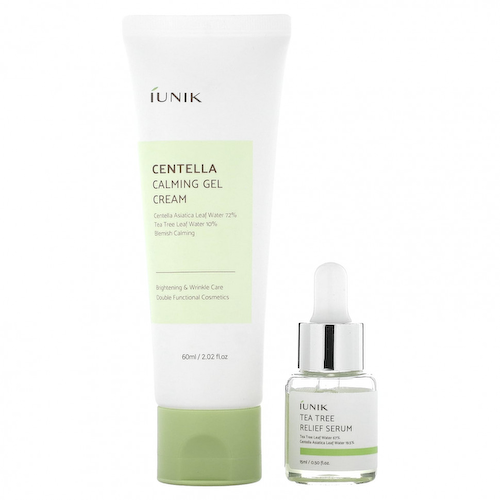 iUNIK, Centella Edition Skin Care Set, Cream & Mini Serum, 2 Piece Set #1