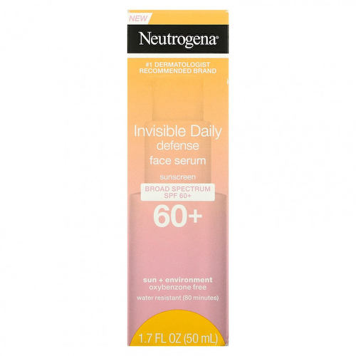 Neutrogena, солнцезащитная сыворотка, ежедневная невидимая защита, SPF 60+, 50 мл (1,7 жидк. унции) #1