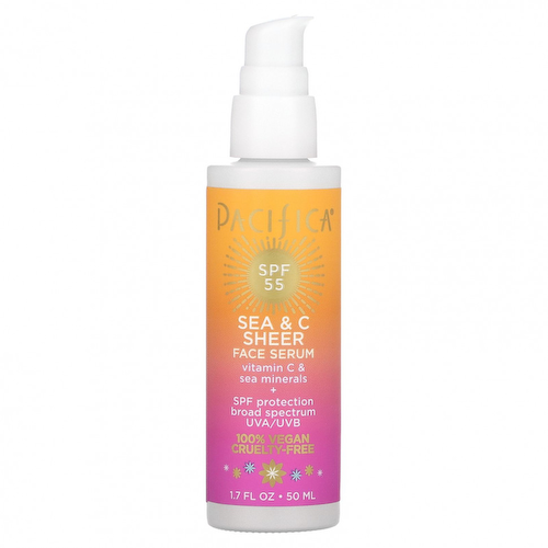 Pacifica, Прозрачная сыворотка для лица Sea & C, SPF 55, 50 мл (1,7 жидк. Унции) #1