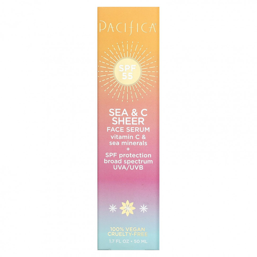 Pacifica, Прозрачная сыворотка для лица Sea & C, SPF 55, 50 мл (1,7 жидк. Унции) #1