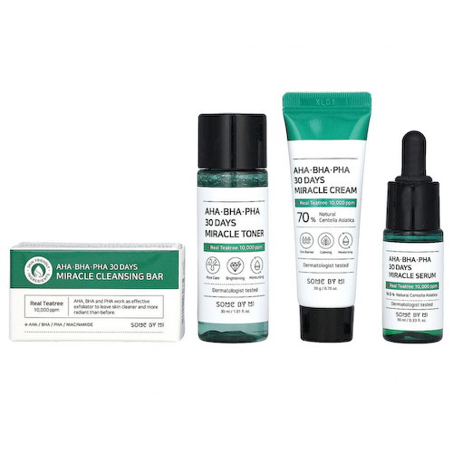Some By Mi, AHA.BHA.PHA, 30 Days Miracle, стартовый набор из 4 предметов #1