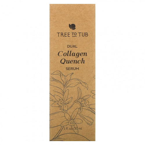 Tree To Tub, Сыворотка Dual Collagen Quench, 30 мл (1 жидк. Унция) #1