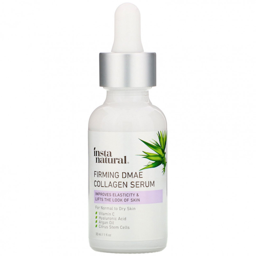 InstaNatural, коллагеновая сыворотка с ДМАЭ, придающая коже упругости, 30 мл (1 жидк. унция) #1
