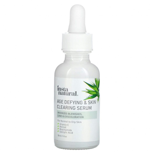 InstaNatural, Сыворотка против старения и очищения кожи, 1 жидкая унция (30 мл) #1