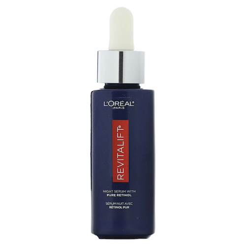 L'Oréal, Revitalift Derm Intensives, ночная сыворотка с чистым ретинолом, без отдушек, 30 мл (1 жидк. Унция) #1
