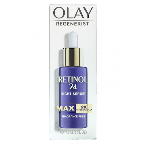 Olay, Regenerist, ретинол 24, ночная сыворотка, без отдушек, 40 мл (1,3 жидк. Унции) #1
