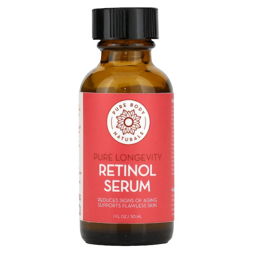 Pure Body Naturals, Сыворотка с ретинолом для долголетия, 30 мл (1 жидк. Унция) #1