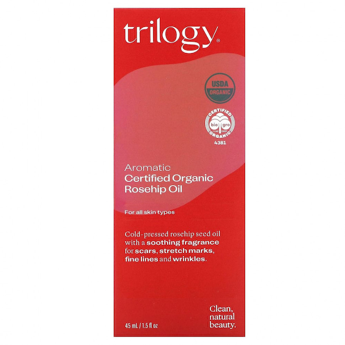 Trilogy, Сертифицированное органическое масло шиповника, 45 мл (1,5 жидк. Унции) #1