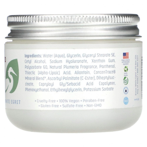 White Egret Personal Care, Гиалуроновая кислота, дневная сыворотка, 59 мл (2 жидк. унции) #1
