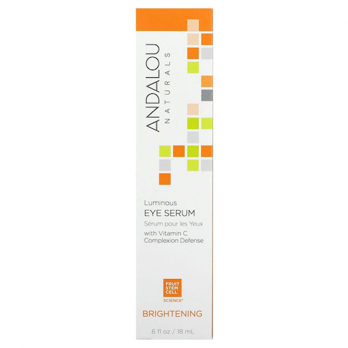 Andalou Naturals, Осветляющая сыворотка для области вокруг глаз, для придания сияния, 18 мл (0,6 жидкой унции) #1