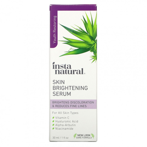InstaNatural, Skin Brightening Serum, антивозрастная сыворотка для сияния кожи, 30 мл (1 жидк. унция) #1