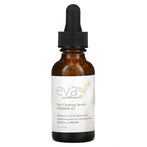 Eva Naturals, Очищающая сыворотка, витамин C +, 30 мл (1 унция) #1
