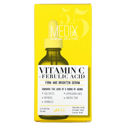Medix 5.5, Витамин C и феруловая кислота, сыворотка для повышения упругости и яркости, 52 мл (1,75 жидк. Унции) #1