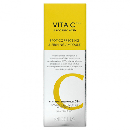 Missha, Vita C Plus, аскорбиновая кислота, укрепляющая ампула для коррекции пятен, 30 мл (1,01 жидк. Унции) #1