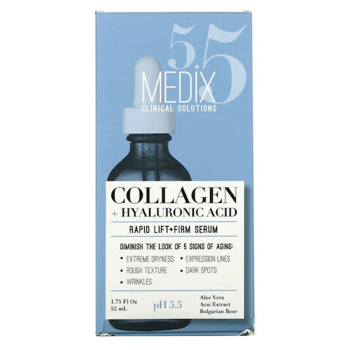 Medix 5.5, Коллаген + гиалуроновая кислота, сыворотка для быстрого лифтинга и повышения упругости, 52 мл (1,75 жидк. Унции) #1