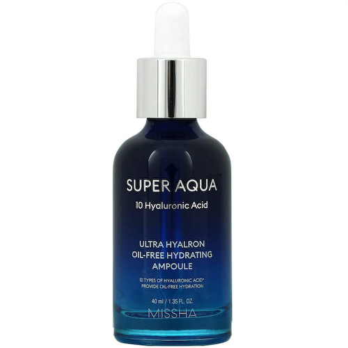 Missha, Super Aqua, увлажняющая ампула без гиалрона, без масла, 40 мл (1,35 жидк. Унции) #1