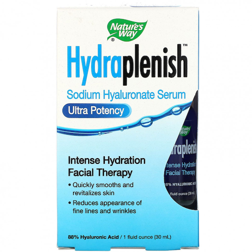 Nature's Way, Hydraplenish, натриевая гиалуроновая сыворотка, сверхэффективная, 30 мл (1 жидкая унция) #1