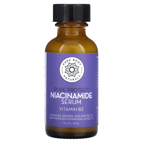Pure Body Naturals, Pure Protect, сыворотка с ниацинамидом, 30 мл (1 жидк. Унция) #1