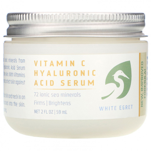 White Egret Personal Care, сыворотка с гиалуроновой кислотой и витамином C, 59 мл (2 жидк. унции) #1