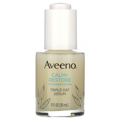 Aveeno, Calm + Restore, сыворотка с овсом тройного действия, для чувствительной кожи, 30 мл (1 жидк. унция) #1