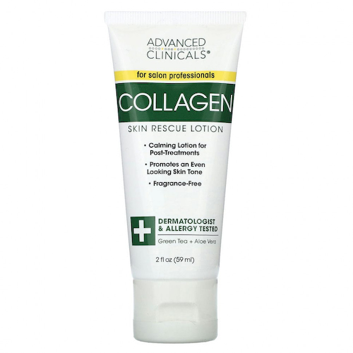 Advanced Clinicals, Collagen, лосьон для восстановления кожи, без отдушек, 59 мл (2 жидк. Унции) #1