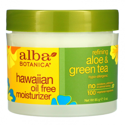 Alba Botanica, Гавайское увлажняющее средство без масла, очищающее алоэ и зеленый чай, 85 г (3 унции) #1
