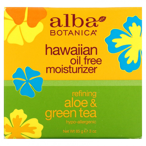 Alba Botanica, Гавайское увлажняющее средство без масла, очищающее алоэ и зеленый чай, 85 г (3 унции) #1