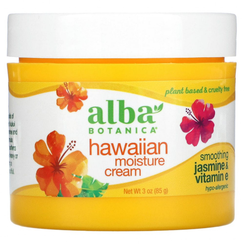Alba Botanica, Hawaiian Moisture Cream, увлажняющий крем с жасмином и витамином E, 85 г (3 унции) #1