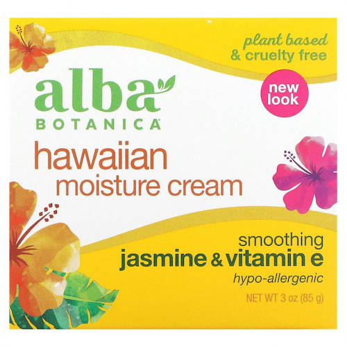 Alba Botanica, Hawaiian Moisture Cream, увлажняющий крем с жасмином и витамином E, 85 г (3 унции) #1