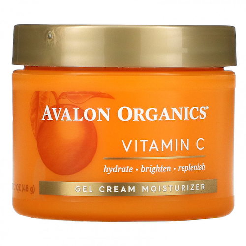 Avalon Organics, Витамин C, увлажняющий гель-крем, 48 г (1,7 унции) #1
