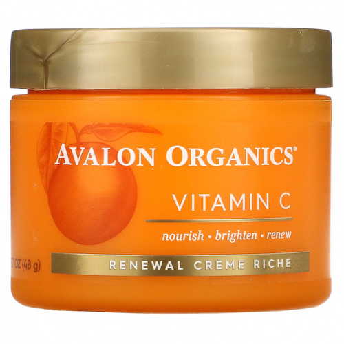 Avalon Organics, Витамин C, восстанавливающий крем Riche, 48 г (1,7 унции) #1