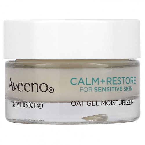 Aveeno, Calm + Restore, Увлажняющий гель из овса, без отдушек, пробный размер, 0,5 унции (14 г) #1