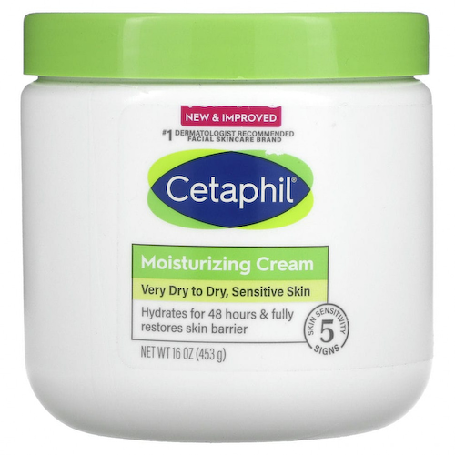 Cetaphil, Увлажняющий крем, для очень сухой и сухой, для чувствительной кожи, 453 г (16 унций) #1