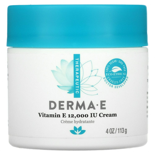 Derma E, крем с витамином E, 12 000 МЕ, 113 г (4 унции) #1