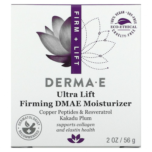 Derma E, увлажняющий крем для разглаживания морщин с ДМАЭ, 56 г (2 унции) #1