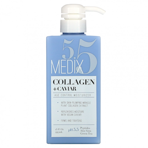 Medix 5.5, Collagen + Caviar, увлажняющее средство для контроля возраста, 444 мл (15 жидк. Унций) #1