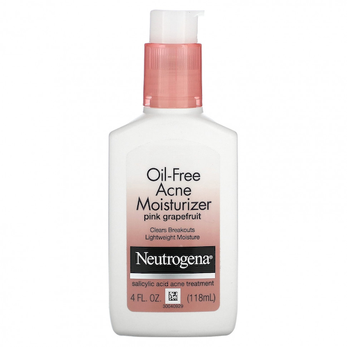 Neutrogena, Безмасляное увлажняющее средство от акне, розовый грейпфрут, 118 мл (4 жидк. Унции) #1