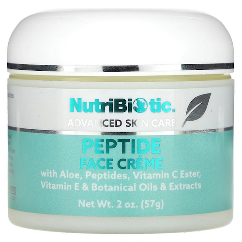 NutriBiotic, Ультраувлажняющий крем для лица с пептидами, 2 унции (57 г) #1