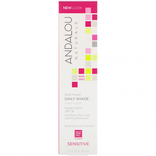 Andalou Naturals, 1000 Roses, лосьон для лица, дневной тон, SPF 18, для чувствительной кожи, 80 мл (2,7 жидк. унции) #1