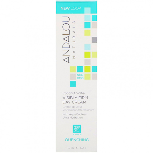 Andalou Naturals, Кокосовая вода, укрепляющий дневной крем, Quenching, 1,7 ж. унц. (50 г) #1