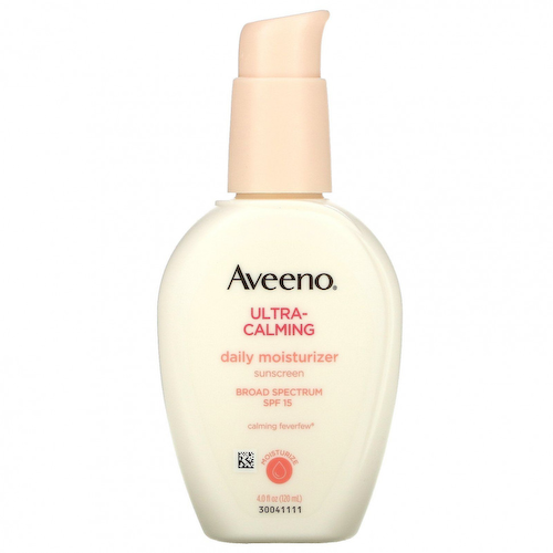 Aveeno, Ультра-успокаивающее, ежедневное увлажняющее солнцезащитное средство, SPF 15, 120 мл (4 жидк. Унции) #1