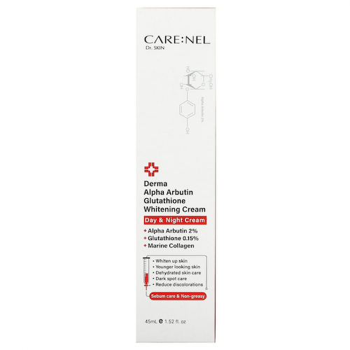 Care:Nel, Derma Alpha Arbutin Glutathione Whitening Cream, 45 мл (1,52 жидк. Унции) #1