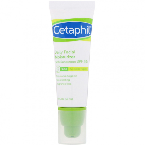 Cetaphil, Ежедневное увлажняющее средство для лица, SPF 50+, 50 мл (1,7 жидк. Унции) #1