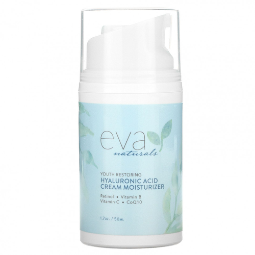 Eva Naturals, Восстанавливающий крем с гиалуроновой кислотой, увлажняющий крем, 50 мл (1,7 унции) #1