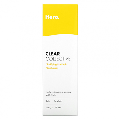 Hero Cosmetics, Clear Collective, очищающий увлажняющий крем с пребиотиками, 70 мл (2,36 жидк. унции) #1