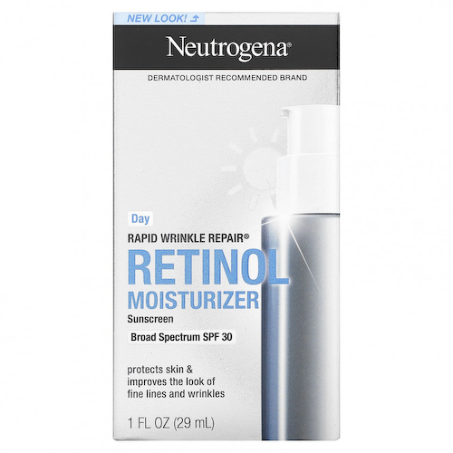 Neutrogena, Rapid Wrinkle Repair, дневное увлажняющее средство против морщин с ретинолом, SPF 30, 29 мл (1 жидк. унция) #1